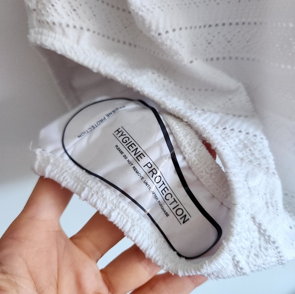 Shoshanna Swimwear White Ruffle Maillot One-Piece Swimsuit - Picture 10 of 12